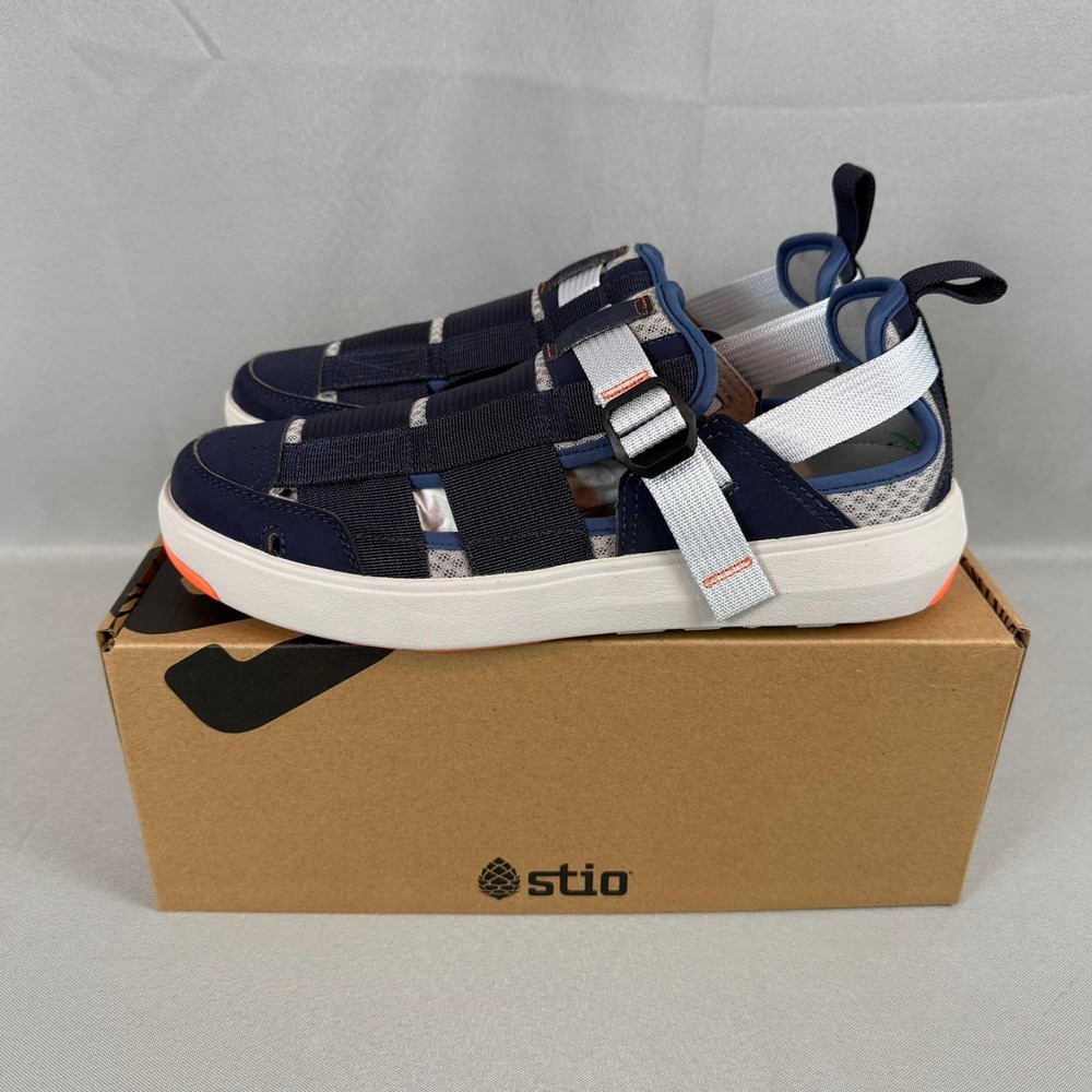 Stio Cut Bank Shoes Mens 9 Maritime Blue Water Sandals Hiking Fishing New NIB